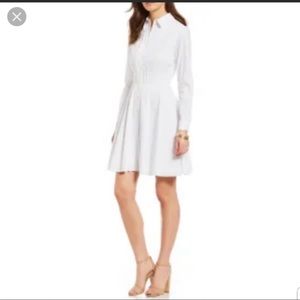 Cremieux White Long Sleeve Dress, Size 0